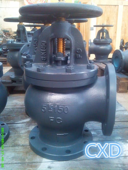 JIS cast iron 5K angle valves